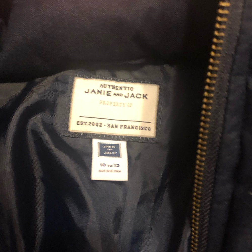 Janie and Jack Puffer Coat 10/12 - Picture 5 of 8